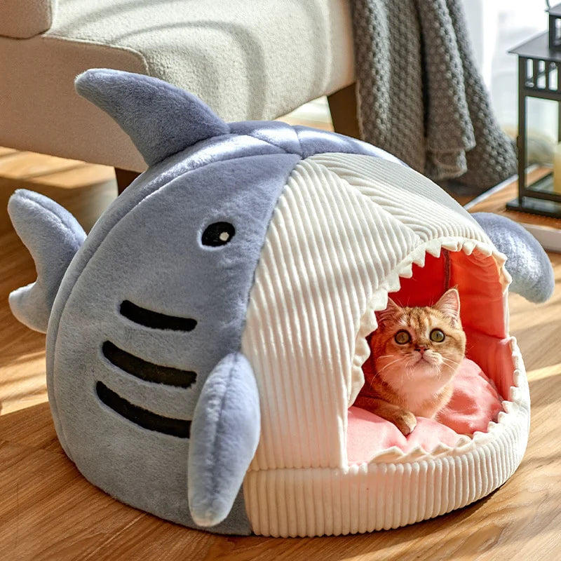 Ultimate Comfort Shark Pet Bed – Perfect Sleep Haven for Cats & Dogs - Athena: Buy with Wisdom