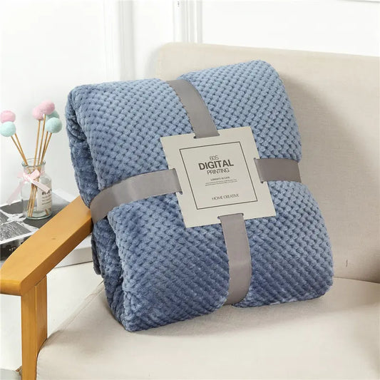 Fluffy Plaid Bed Blankets - Athena: Buy with Wisdom