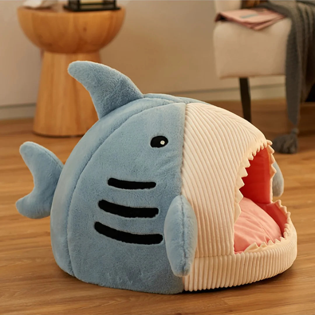 Ultimate Comfort Shark Pet Bed – Perfect Sleep Haven for Cats & Dogs - Athena: Buy with Wisdom